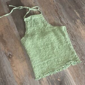 Old Navy Light Green Textured Camisole